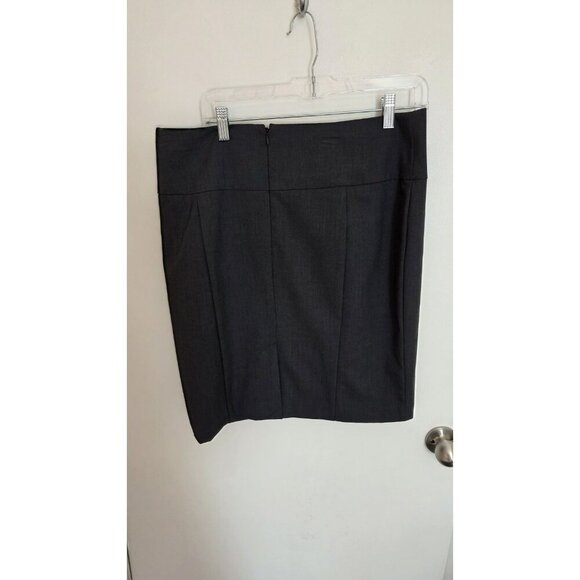 Simply Styled by Sears Pencil Skirt Size 14P NWT Academia Preppy Gray Office Y2K - Picture 2 of 9
